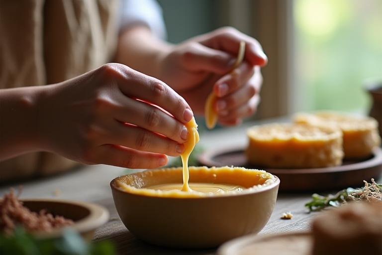 Proceso artesanal de elaboración de cosméticos - Artesanía Floral