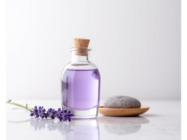 Aceite corporal calmante de lavanda